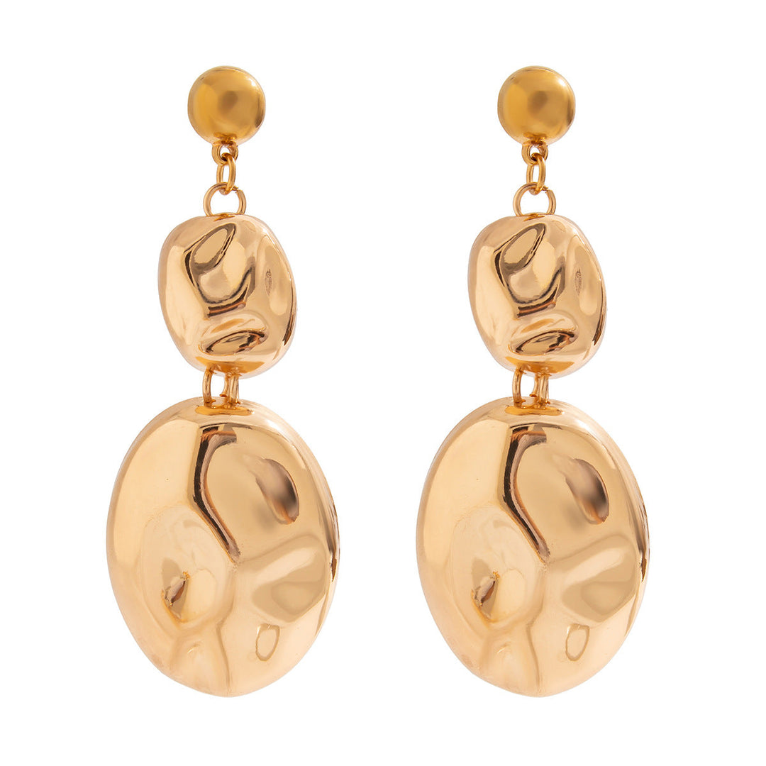 bold sculpted gold statement set with chunky collar – VERA