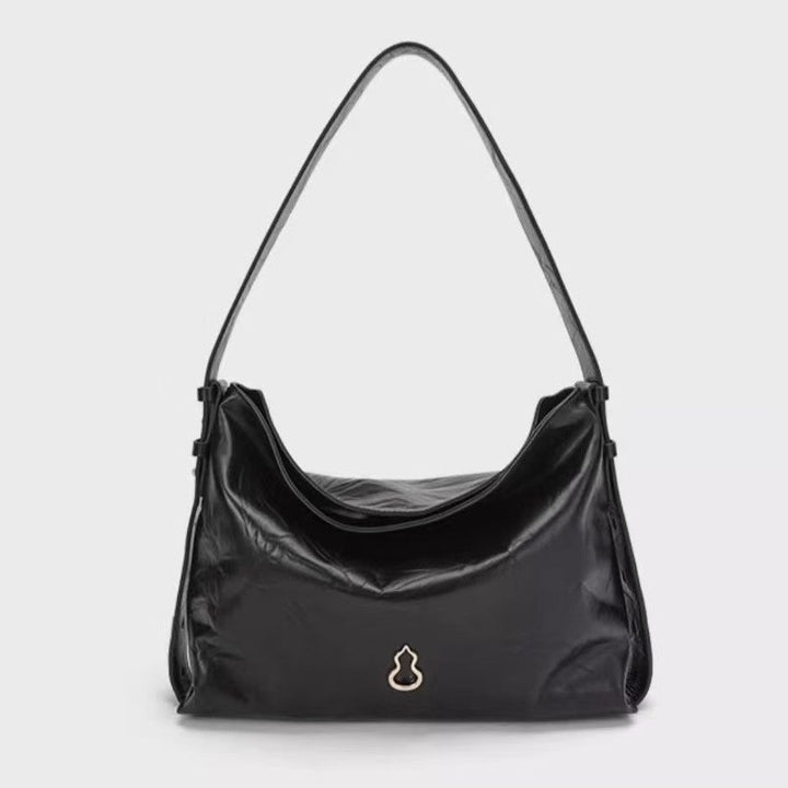 Soft Taupe Slouchy Shoulder Bag – CELÉSTE