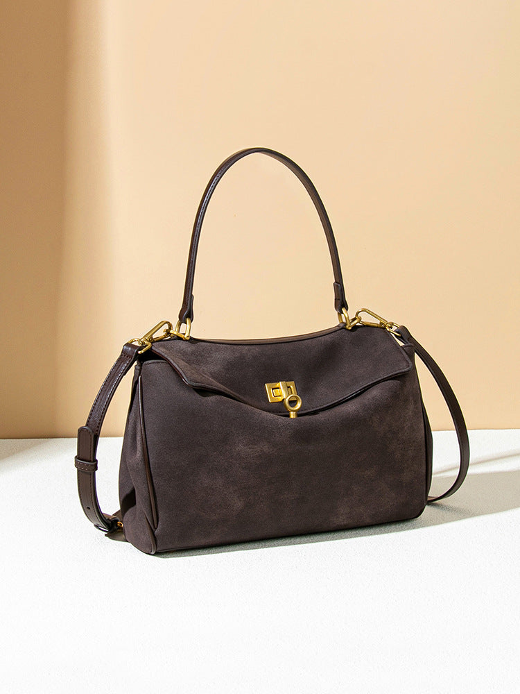 Vintage Luxe Shoulder Bag – CAFÉ