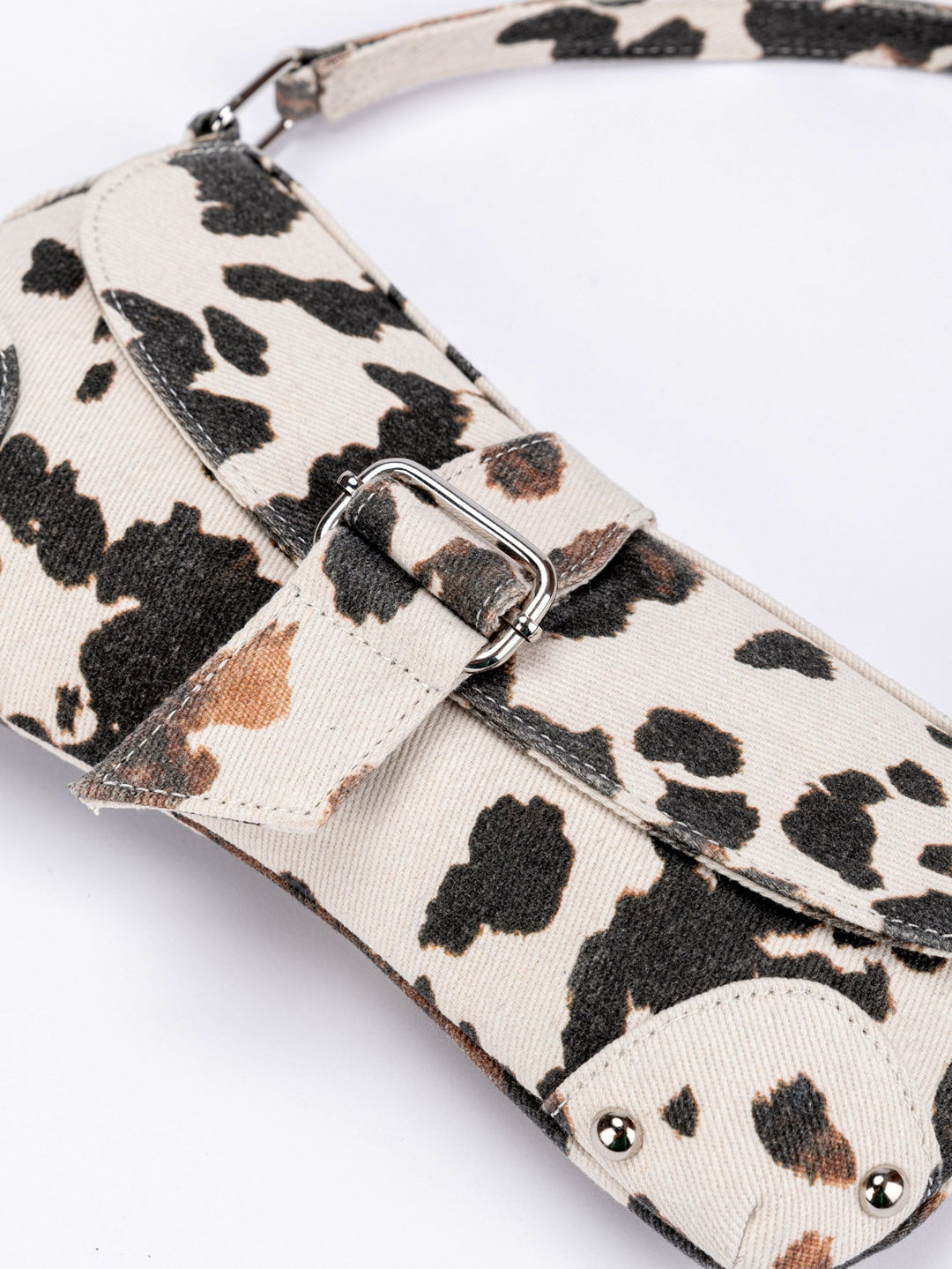 Cow Print Mini Shoulder Bag - Urban