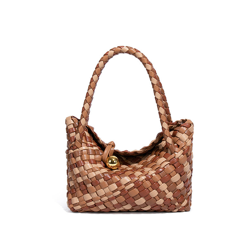 Woven Mini Shoulder Bag – SAGE