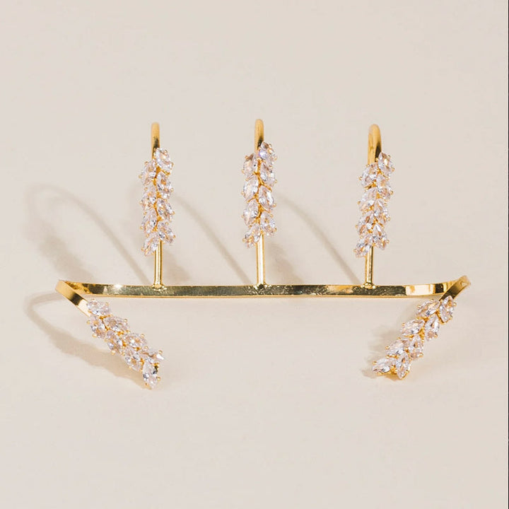 crystal cluster multi-finger ring – Acham