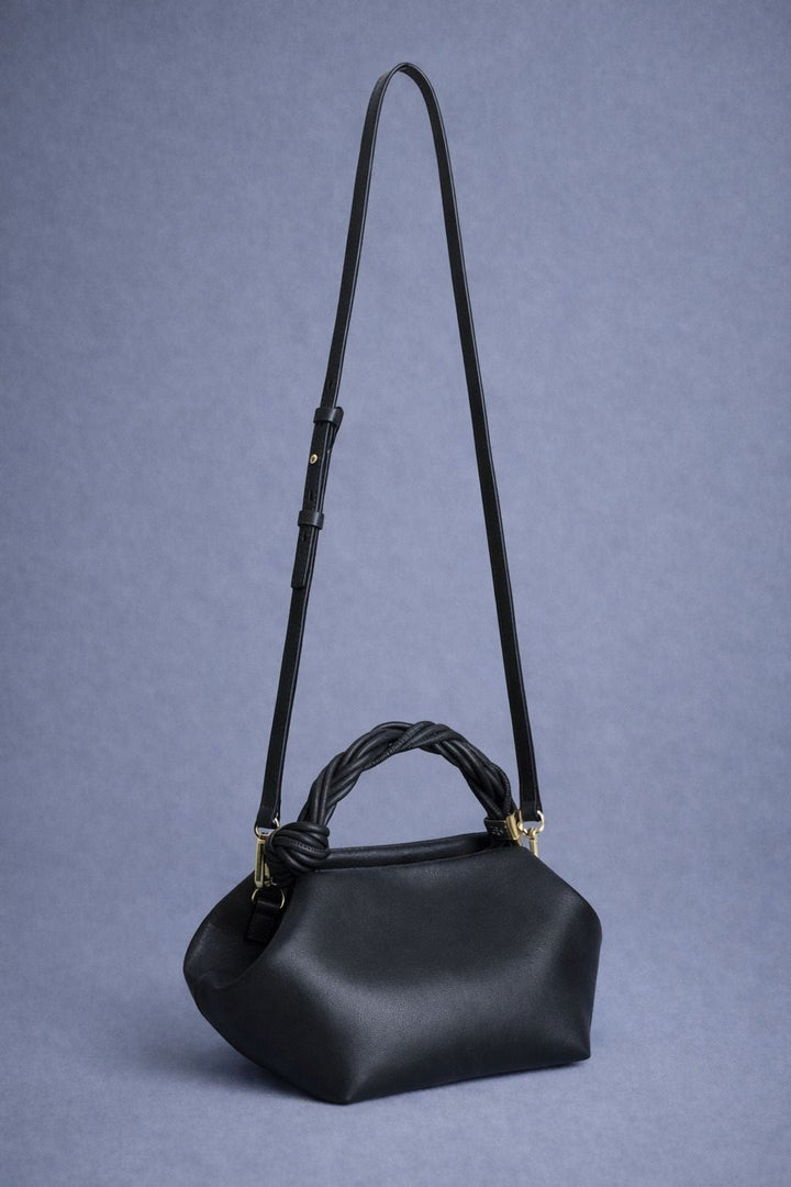 mini shoulder bag with braided handle detail – KNOT