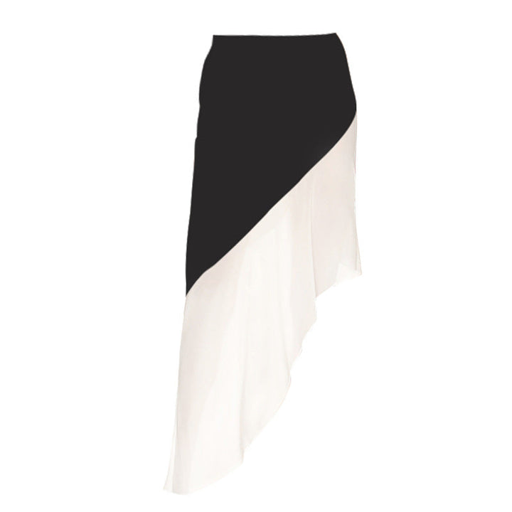 zebra stripe floral swimsuit with asymmetric wrap skirt – ASMA