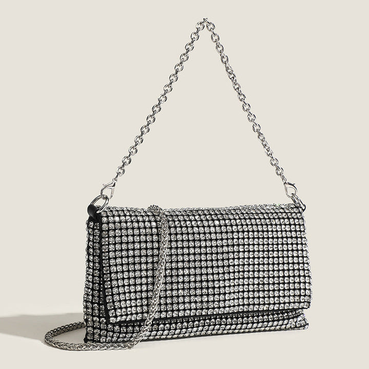 Crystal Mesh Chain Evening Bag - Luxe