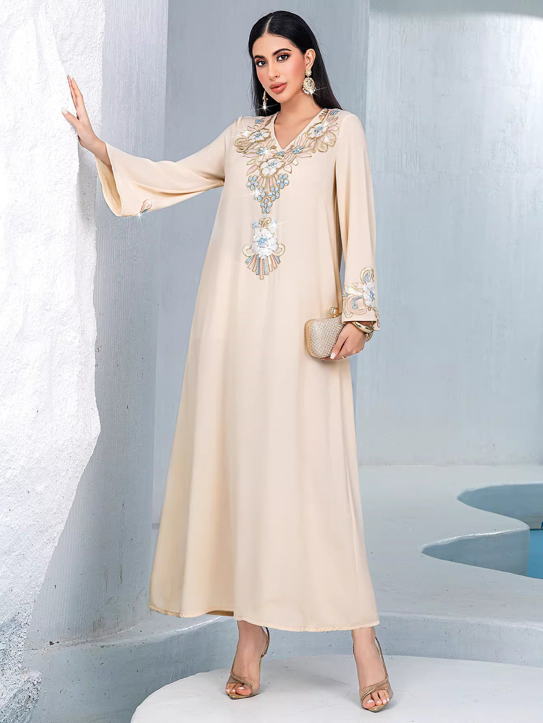 Sleeveless Minimalist Maxi Dress – NOVA