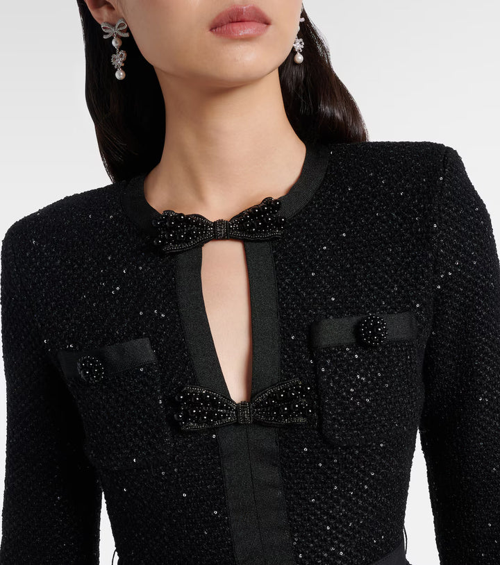 Refined Couture Dress with Sculpted Silhouette – AURELIA
