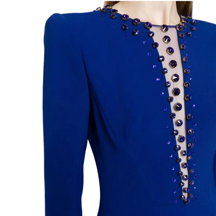 crystal-trim keyhole gown – Zikiya-1