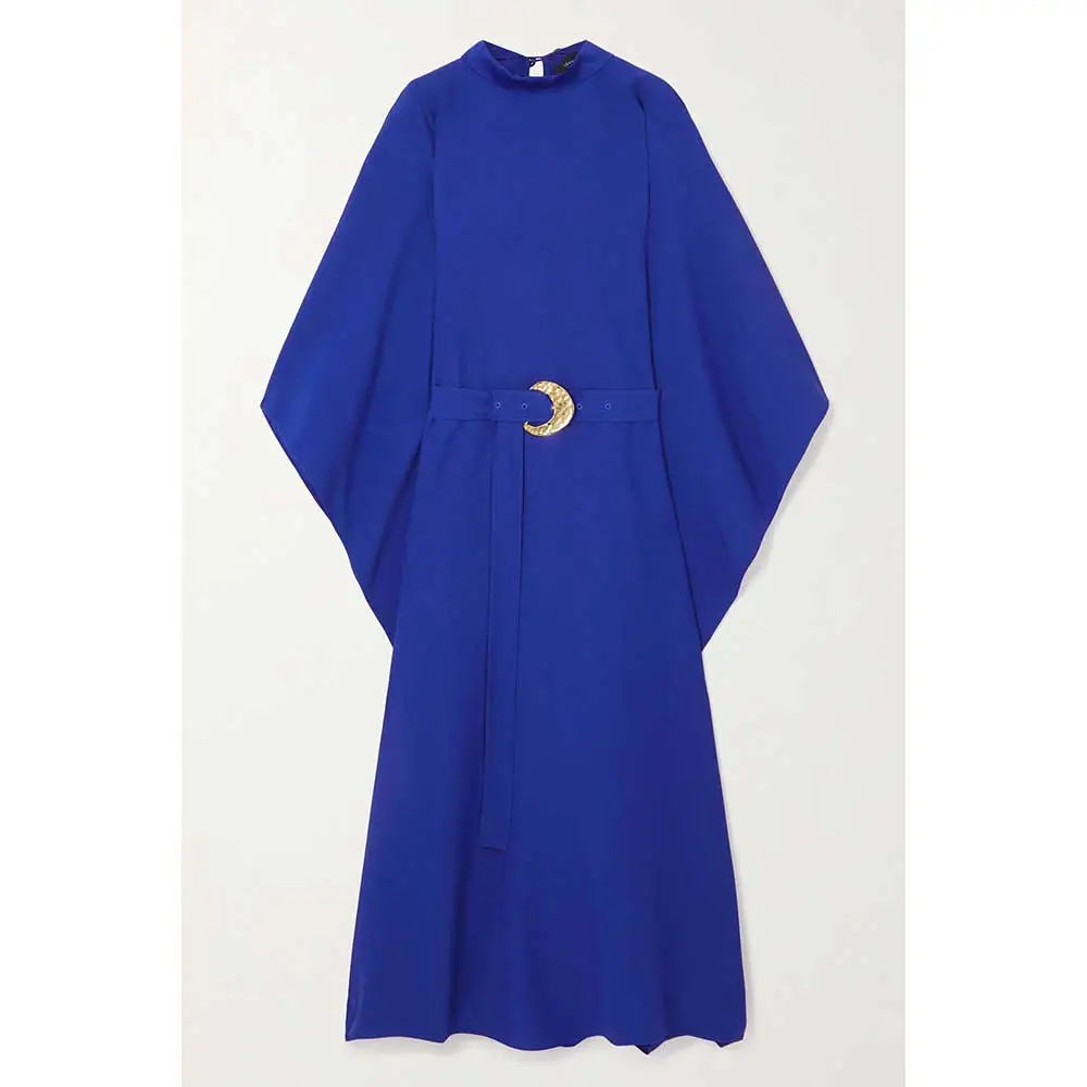 belted kaftan gown with moon buckle – Sushila