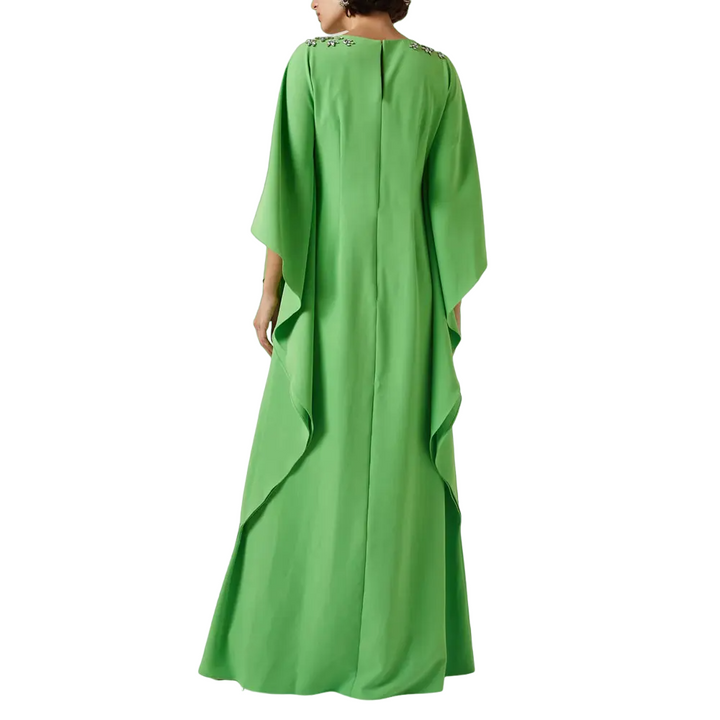 Embellished neckline kaftan gown – ODD- Zillah