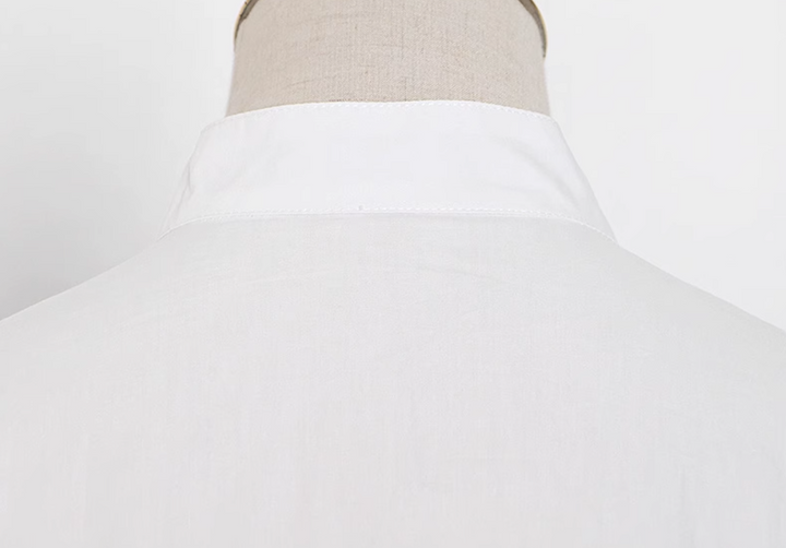 long-sleeve blouse with layered ruffle sleeves - Elspet