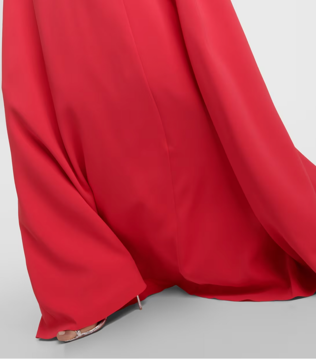 embellished cold-shoulder cape gown – ODD- Joriey