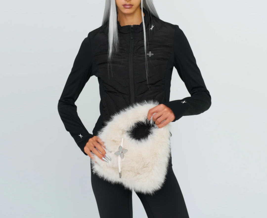Mini Faux Fur Handbag with Cut-Out Handle – BLMI
