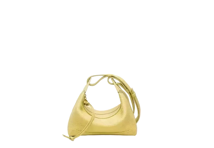 mini crescent leather shoulder bag – NOA