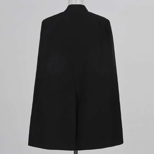 tailored mini blazer dress with cape sleeve – NOCTURNE