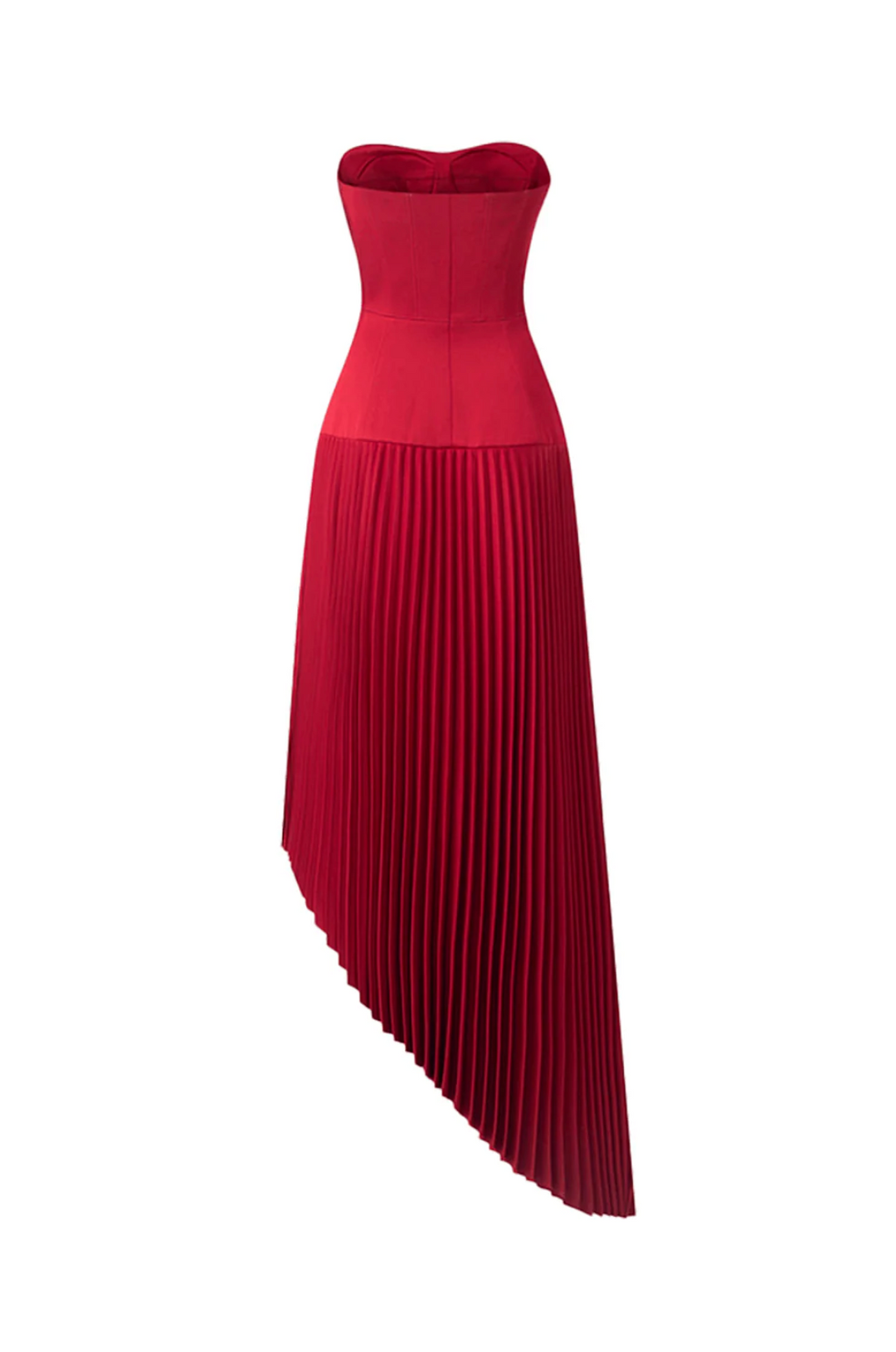 cape overlay pleated midi dress – ECLIPSE