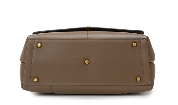 Black Structured Top Handle Tote Bag – VÉRISSA