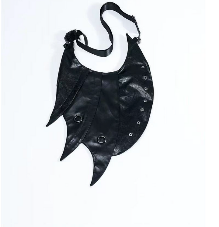 Asymmetrical Eyelet Shoulder Bag - Avant