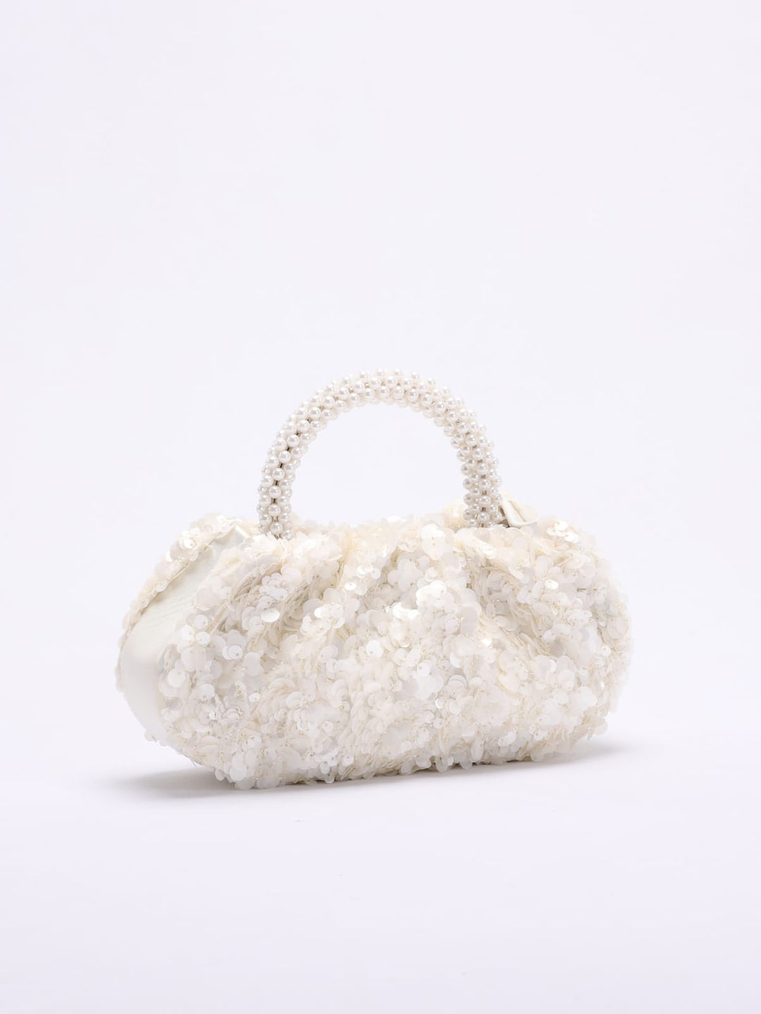 floral embroidered handbag with round handle – BLOSIOVI