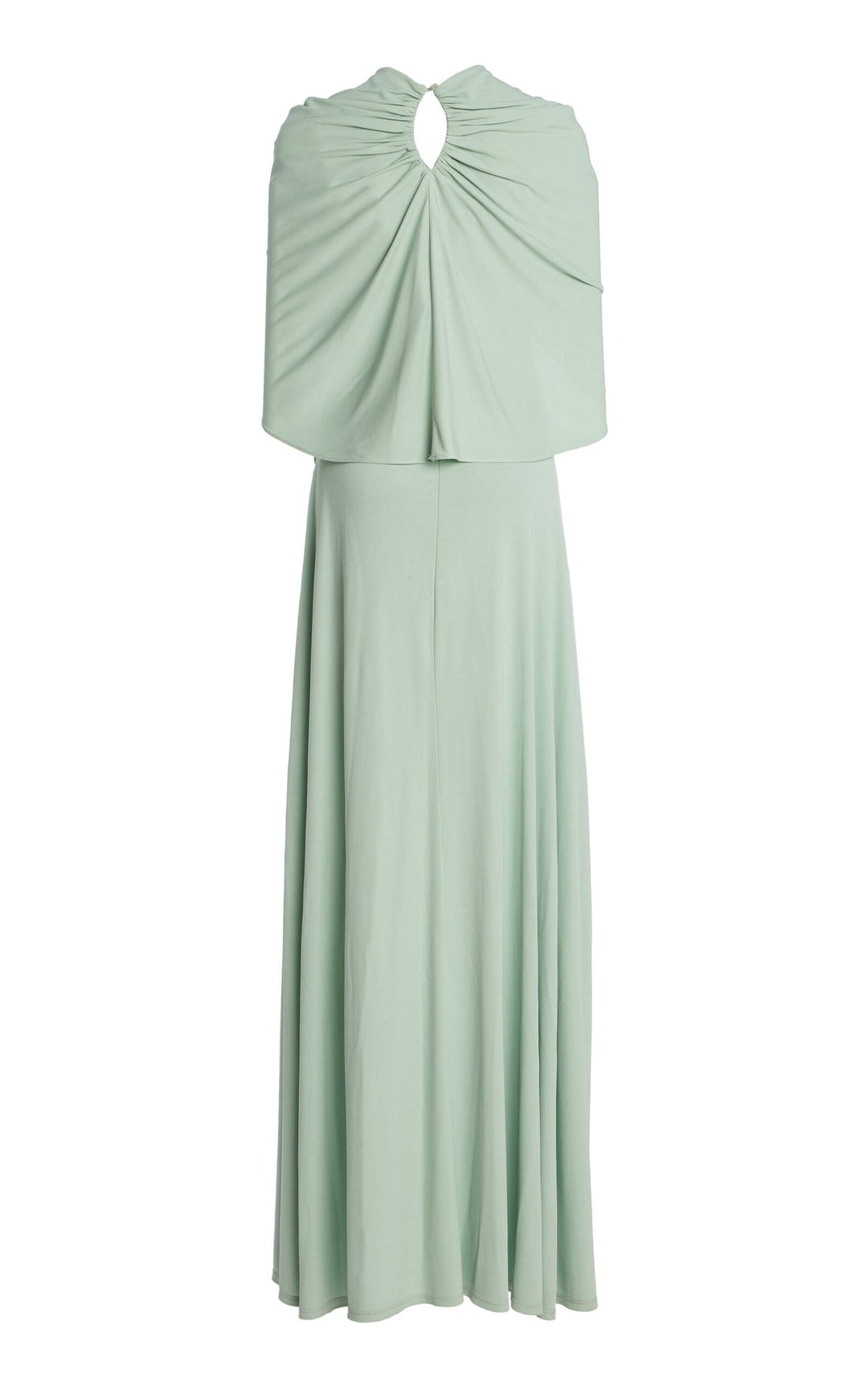 ruched column dress with cape overlay – CELESTE